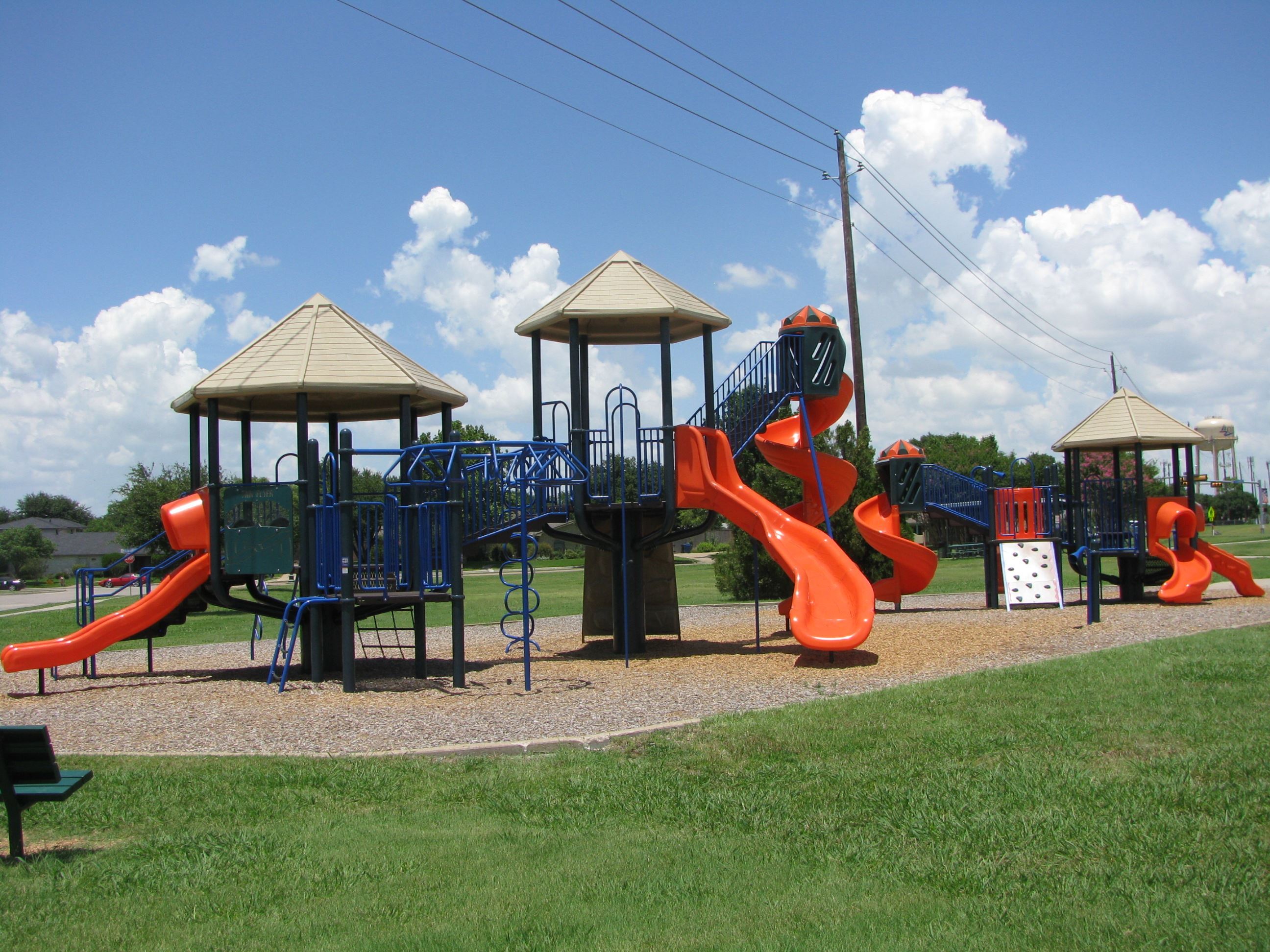 Colorful playground at Perryman Park