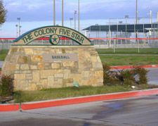 The Colony Five Star Complex Sign